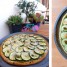 Tarte fine courgettes pesto parmesan