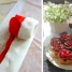 Tartelettes aux pommes comme des roses rouges